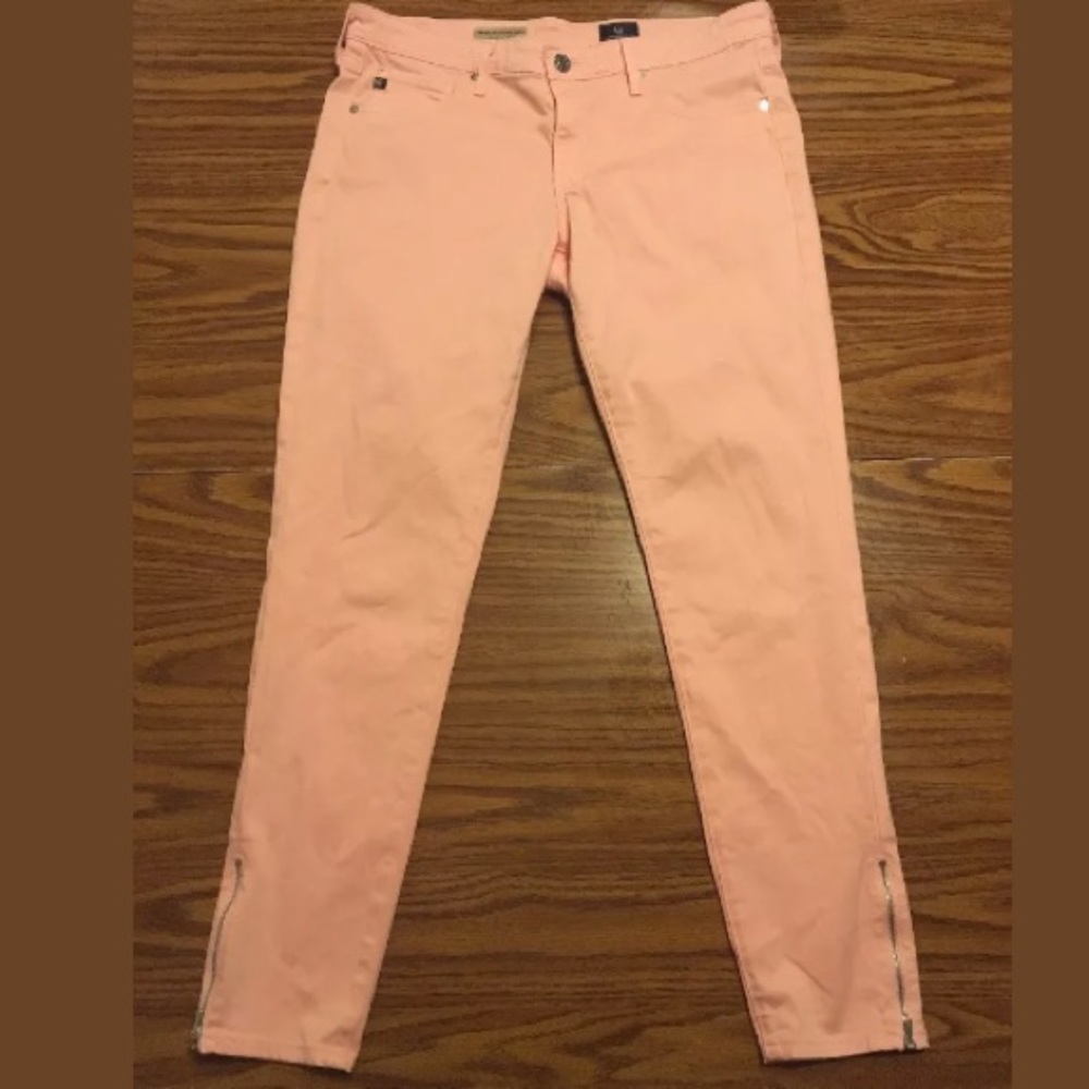 AG Jeans the legging zip up ankle skinny 30